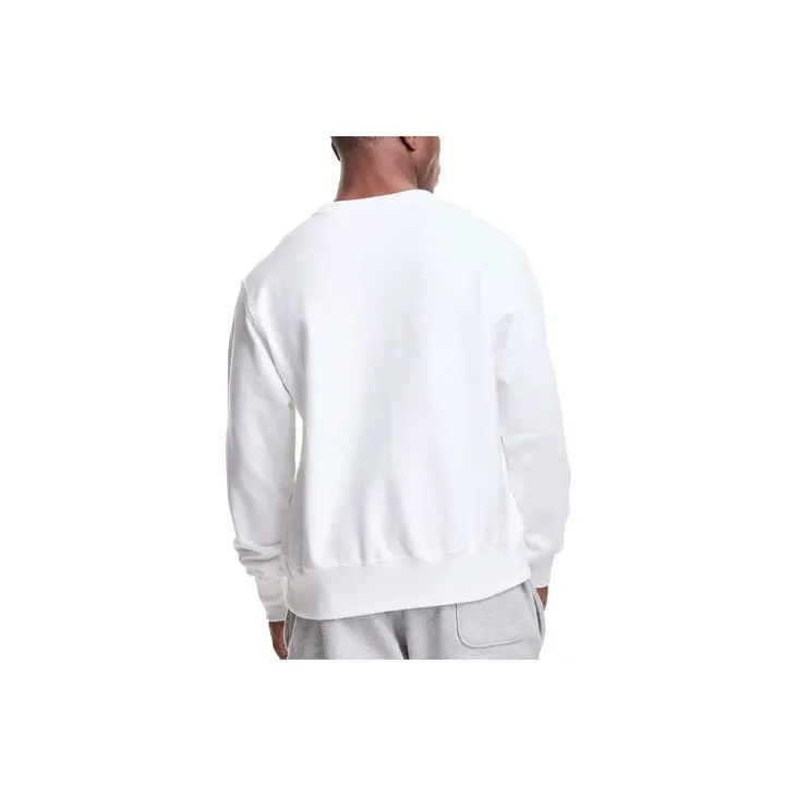 Champion Crew Neck Regular Sweatshirt Unisex White-1