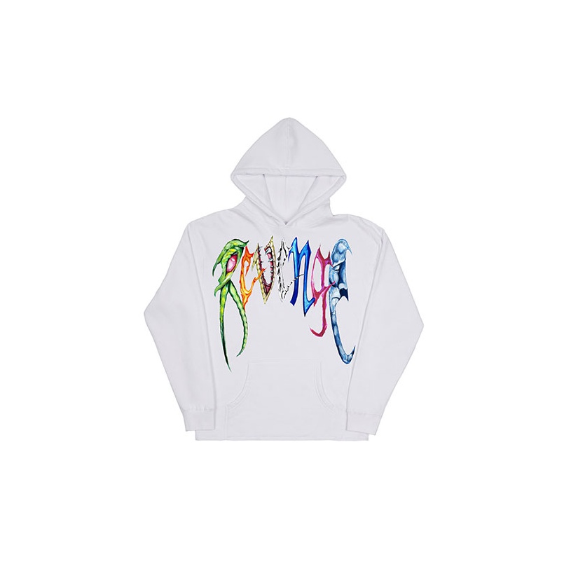 Nebbie’s OG Black & White popular Revenge Hoodie XXL