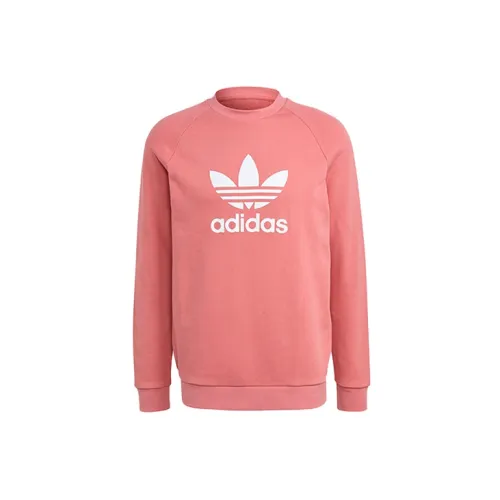 Adidas Originals TREFOIL CREW Sweatshirts Men Pink