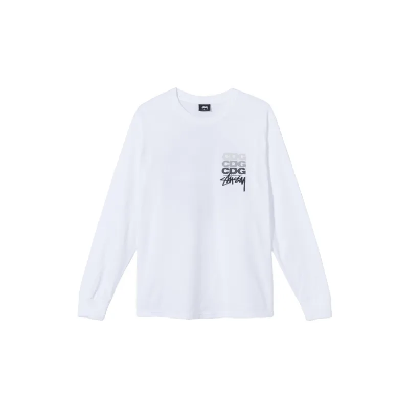 Stussy X Comme Des Garçons Dot Long Sleeve T Shirt-4