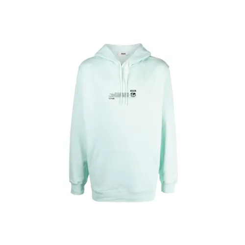 MSGM Sweatshirts Men Mint Green