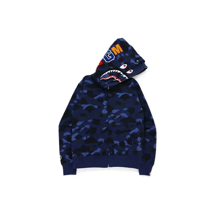 Bape Color Camo Shark Wide Pullover Hoodie-2