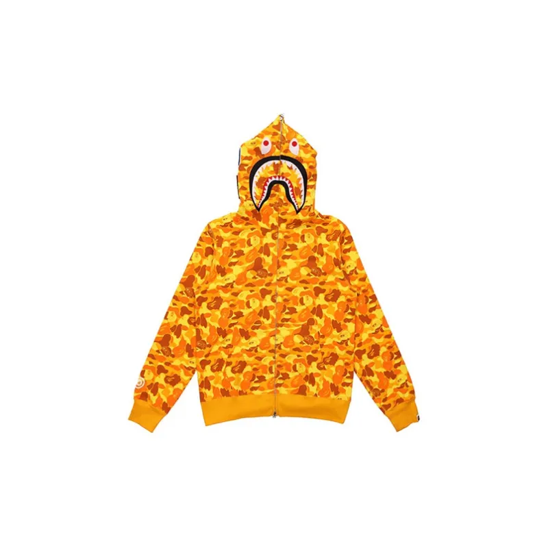A BATHING APE x PUBG Shark Series Fall Sweatshirt Unisex Saffron-2