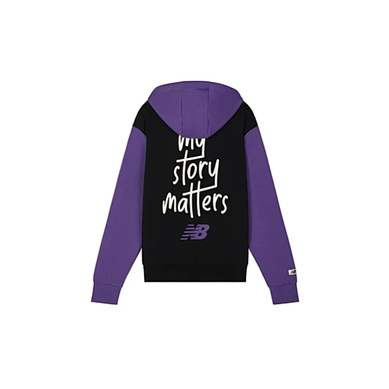 New Balance My Story Matters Sweatshirts Men Purple-1