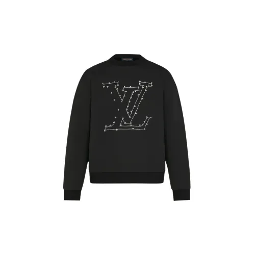 LOUIS VUITTON New Quarterly Products Of LV Sweatshirts Men Black