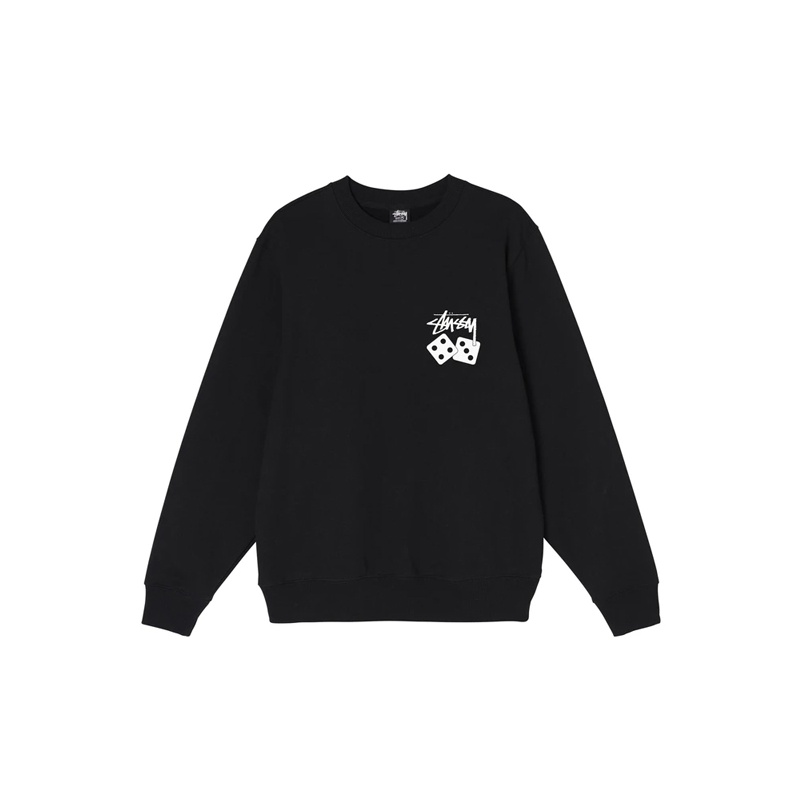 Stussy Dice Pigment Dyed Crew - POIZON