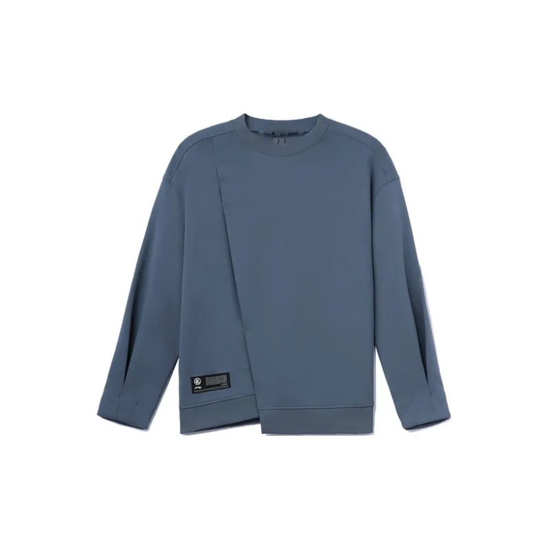 LiNing Sweatshirts Unisex Slate Blue-1