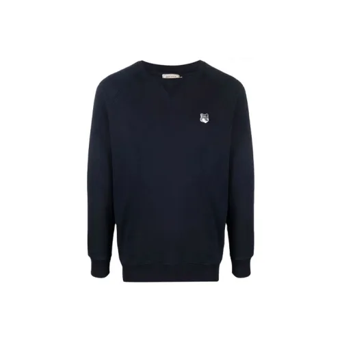 Maison Kitsune Sweatshirts Men Dark Blue