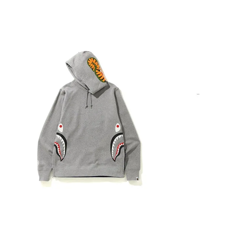 Bape Side Zip Shark Wide Pullover Hoodie-6