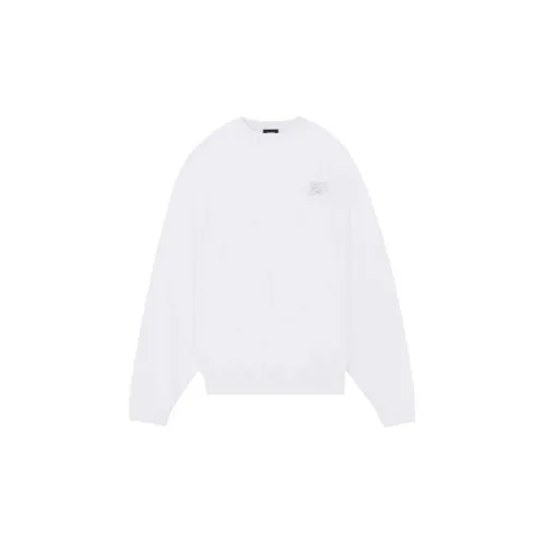 WE11DONE Sweatshirts Unisex White