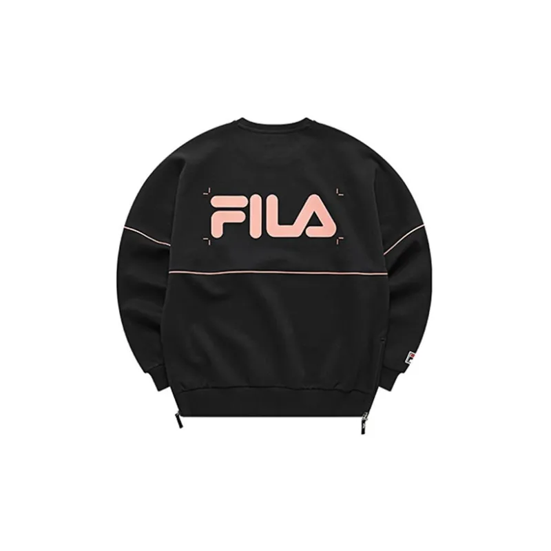 FILA FUSION Sweatshirts Unisex Black-1