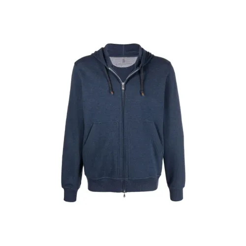 Brunello Cucinelli Sweatshirts Men Blue