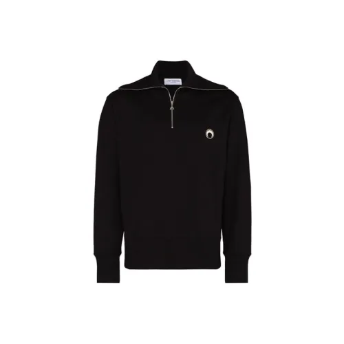 Marine Serre Sweatshirts Men Black