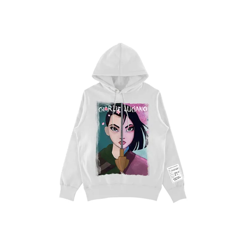 Charlie Luciano Sweatshirt Unisex White-0
