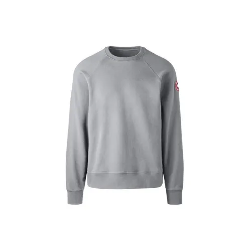 Canada Goose Men’s FW21 Round-neck Sweatshirt Gray Male