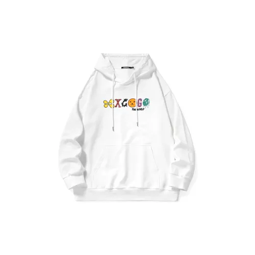 XXGOGO Sweatshirts Unisex White