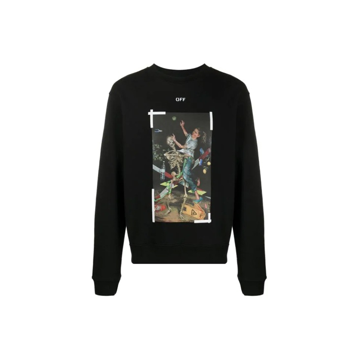 OFF-WHITE Slim Fit Pascal Skeleton Hoodie - POIZON OFF-WHITE Slim Fit Pascal Skeleton Hoodie - POIZON