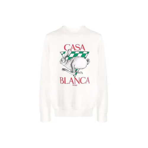 CASABLANCA Sweatshirts Men White