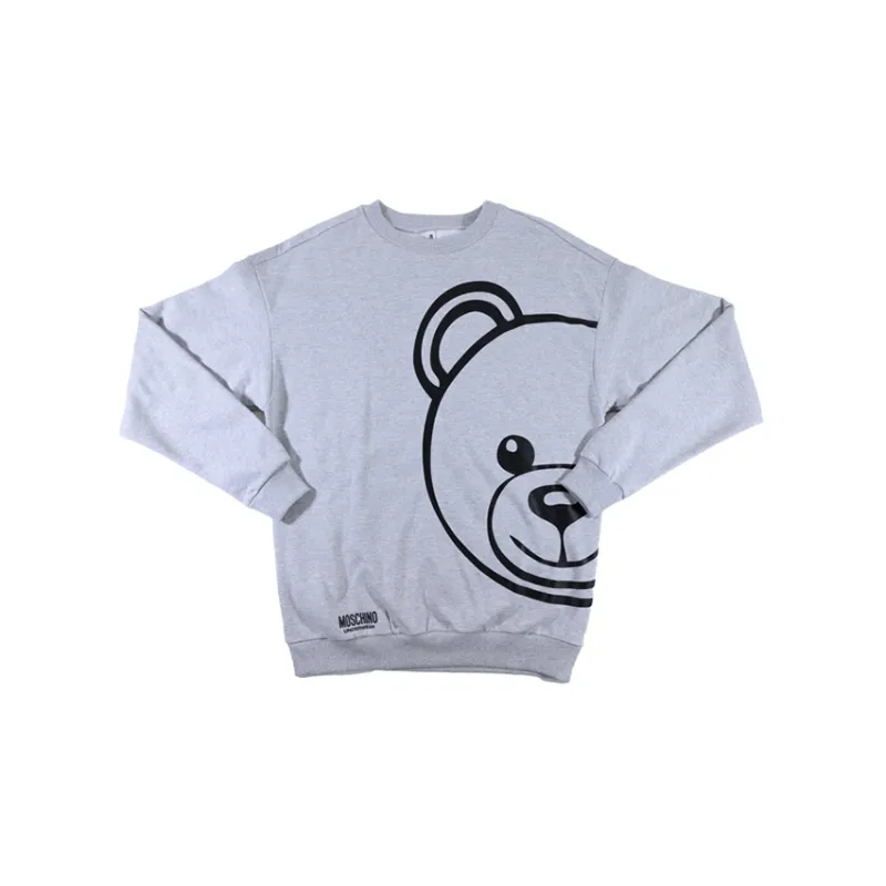 MOSCHINO Bear Cartoon Pattern Sweatshirt-3