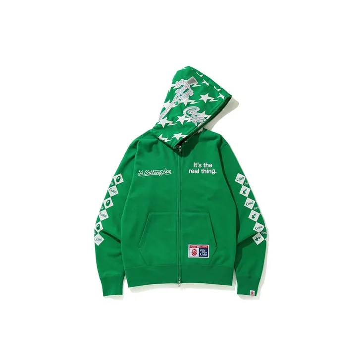 A BATHING APE X Coca Cola Full Zip Hoodie - Cheap Rcj Jordan Outlet