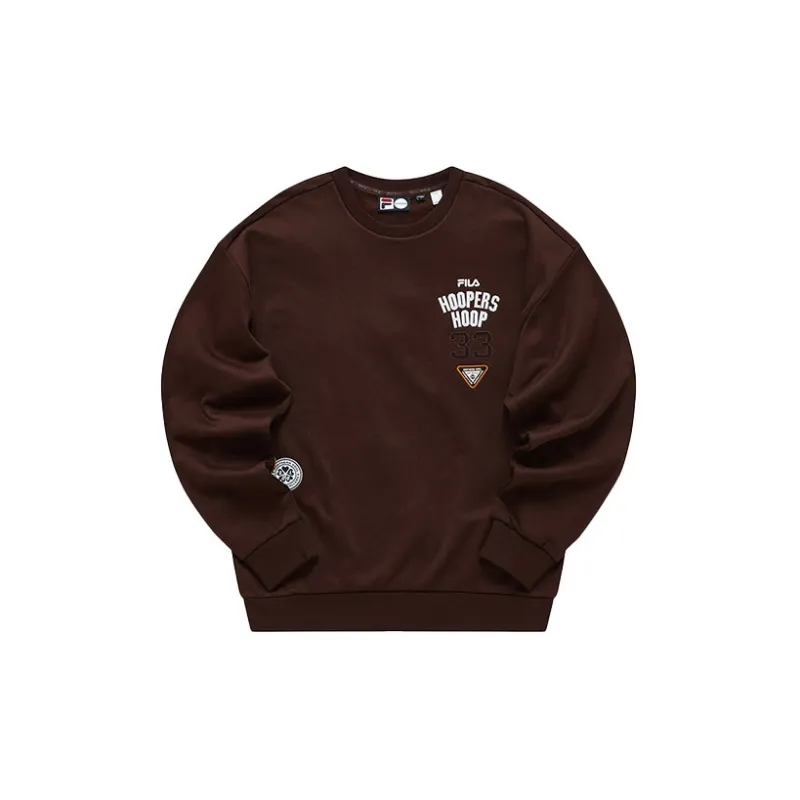 FILA FUSION Sweatshirts Men Rain Goose Brown-1