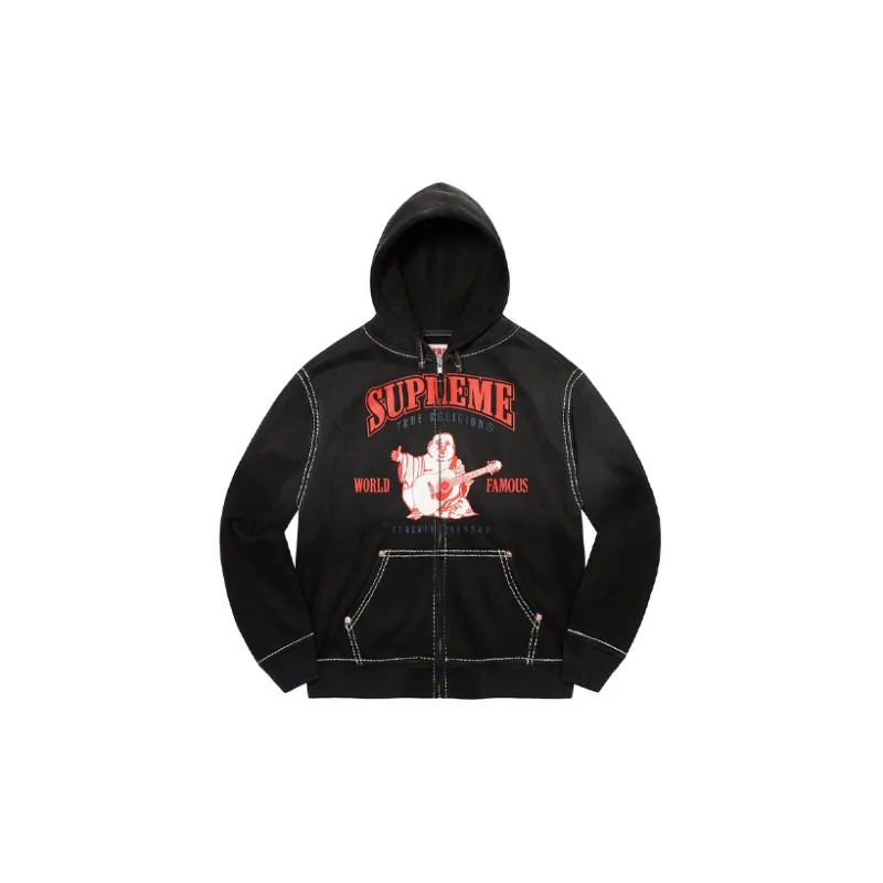Supreme True Religion Zip Up Hooded Sweatshirt - Cheap Rcj Jordan  