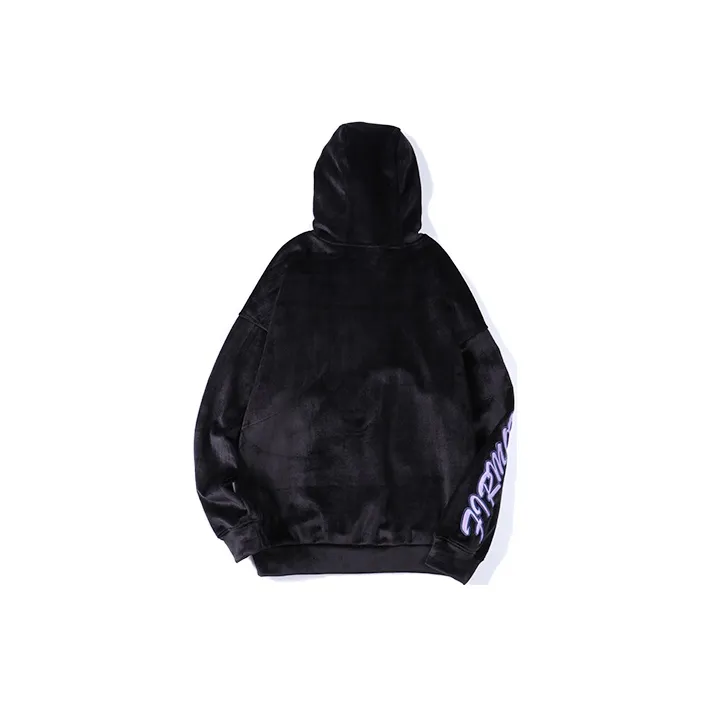 FireMonkey Hooded Loose Fit Regular Sweatshirt Unisex Black-1