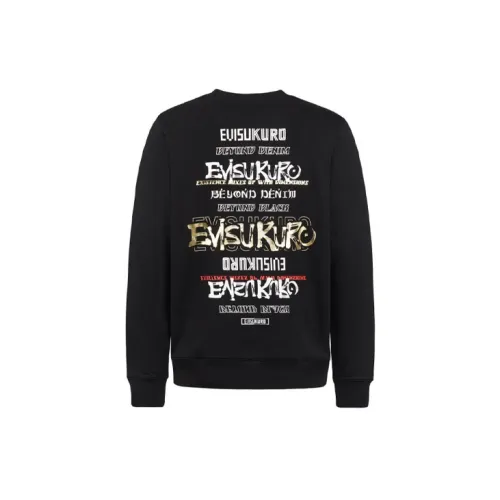 EVISU Sweatshirts Men Black