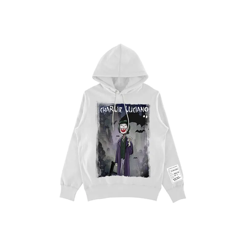 Charlie Luciano Sweatshirt Unisex White-1