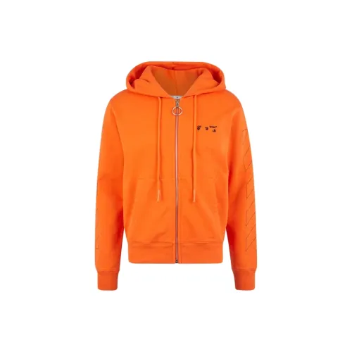 OFF-WHITE FW21 Sweatshirts Men Orange