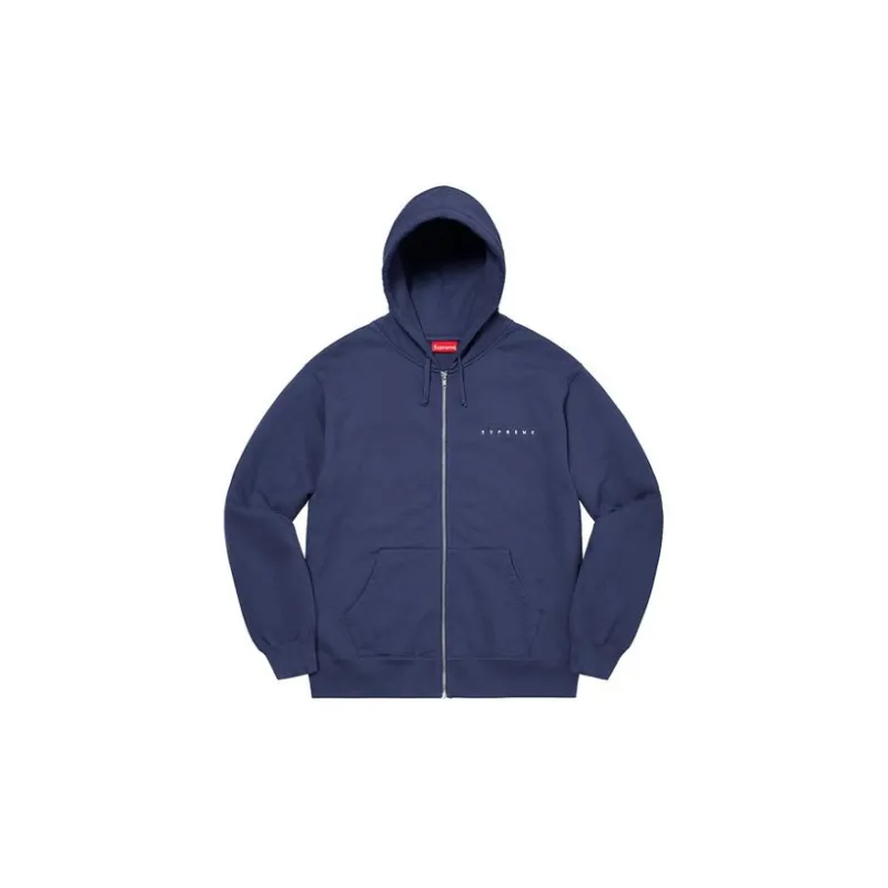 Supreme Globe Zip Up Hooded Sweatshirt-7