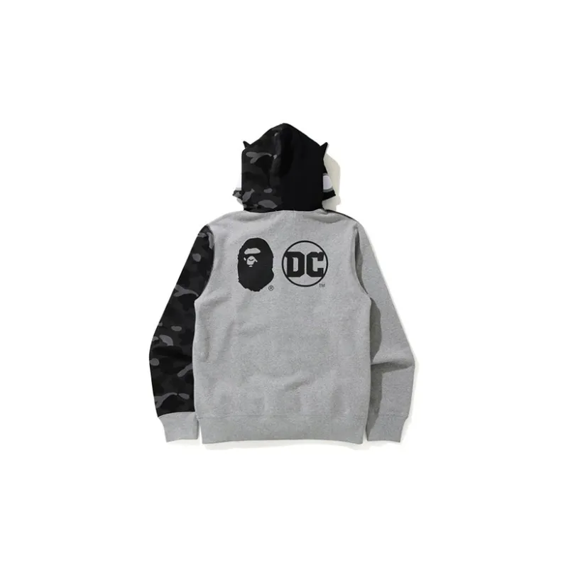 A BATHING APE X Dc Batman Full Zip Hoodie-7