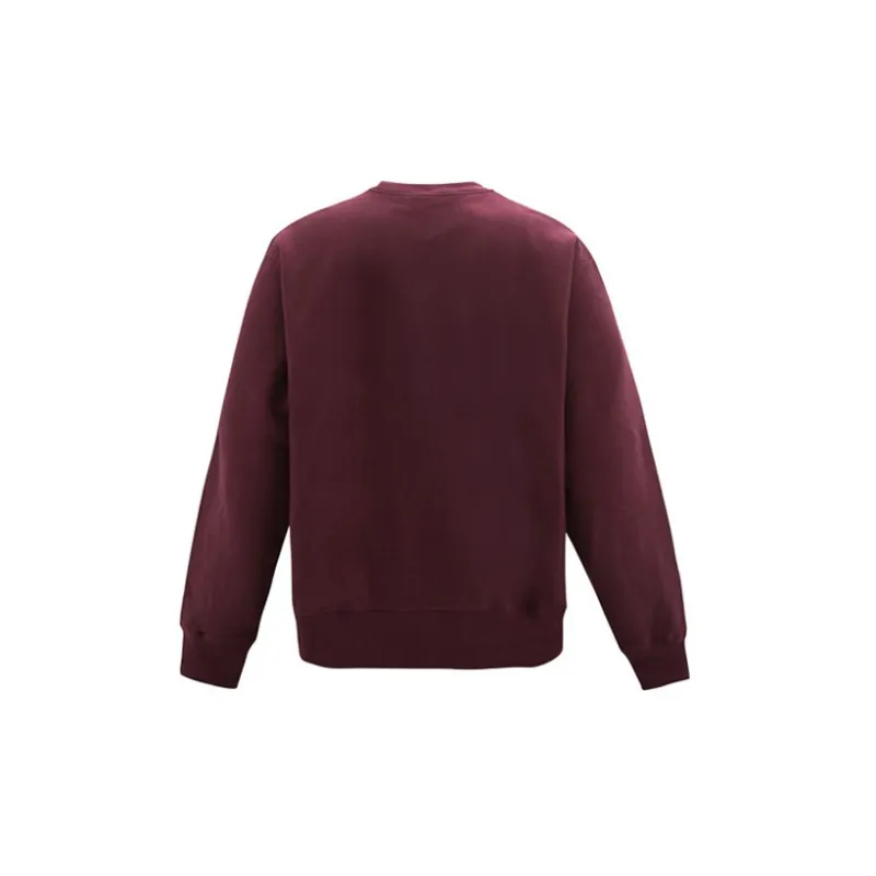Champion Sweatshirt US Version Unisex Burgundy-1