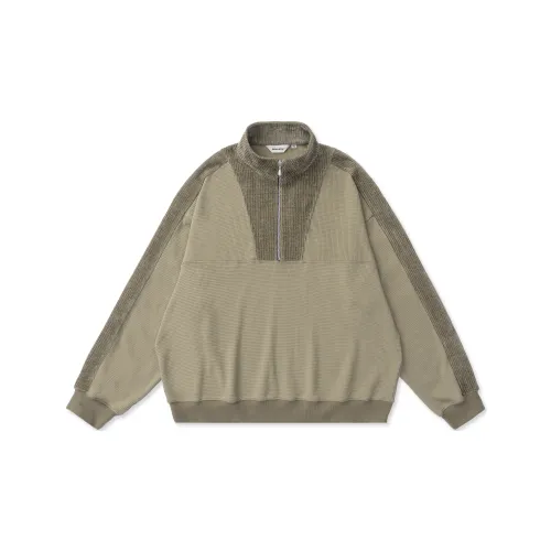 OPICLOTH Sweatshirts Unisex Dark Khaki