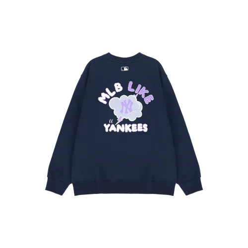 MLB New York Yankees Sweatshirts Unisex Dark Marine Blue