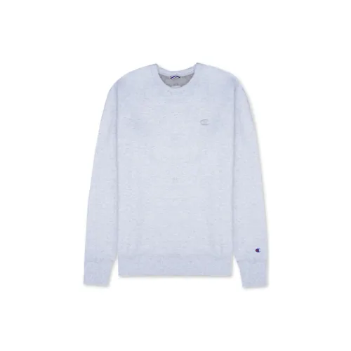 Champion Sweatshirts Unisex Light Gray