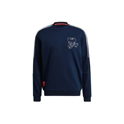 Adidas CNY Collection Sweatshirts Men Navy Blue