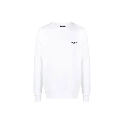 BALMAIN Sweatshirts Men White