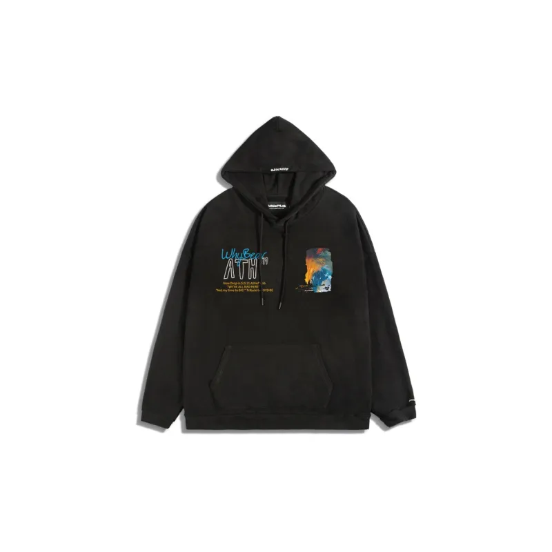 Athief Hooded Loose Fit Regular Sweatshirt Unisex-1