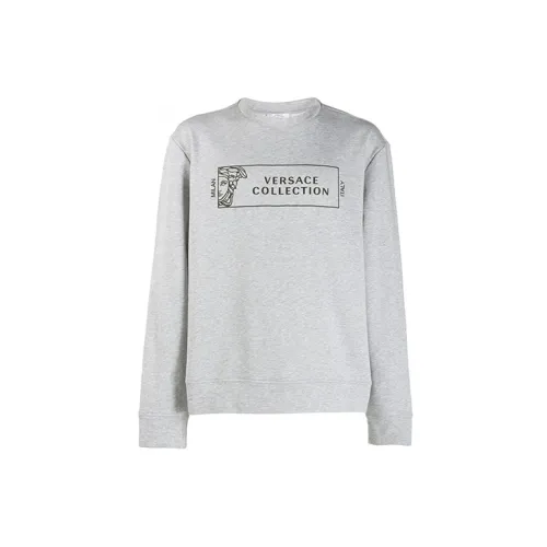 VERSACE Sweatshirts Men Gray