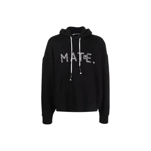 PALM ANGELS Mate Hoody 'Black/Silver'