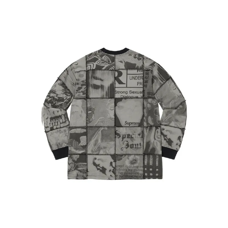 Supreme Mosaic Patchwork L/S Top-1
