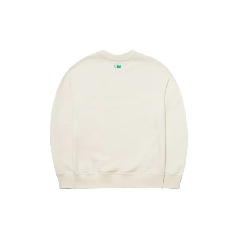 MLB New York Yankees Sweatshirts Unisex Beige-1