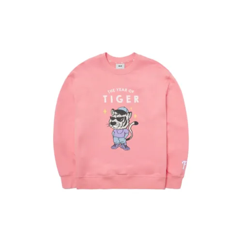 MLB Sweatshirts Unisex Coral Pink