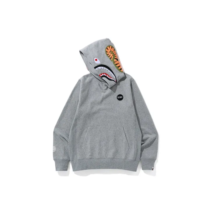 A BATHING APE Shark Emblem Pullover Hoodie-2