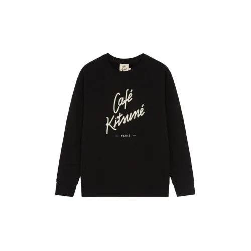 Maison Kitsune Sweatshirts Unisex Black