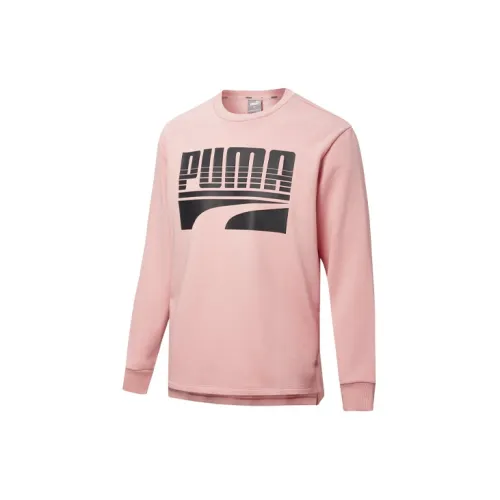 PUMA Sweatshirts Men Wedding Pink