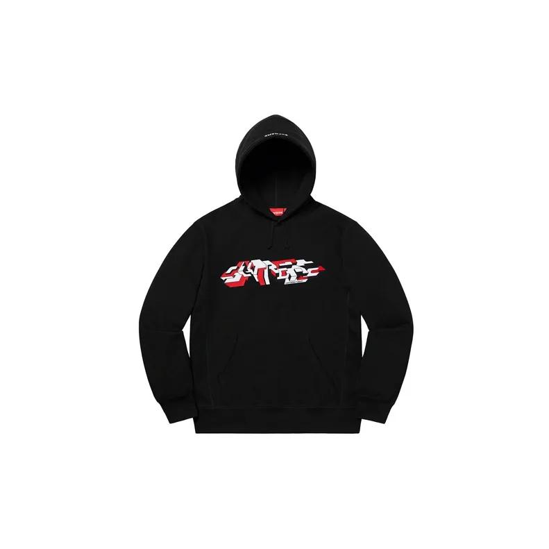 Supreme Delta Logo Hooded Sweatshirt - POIZON