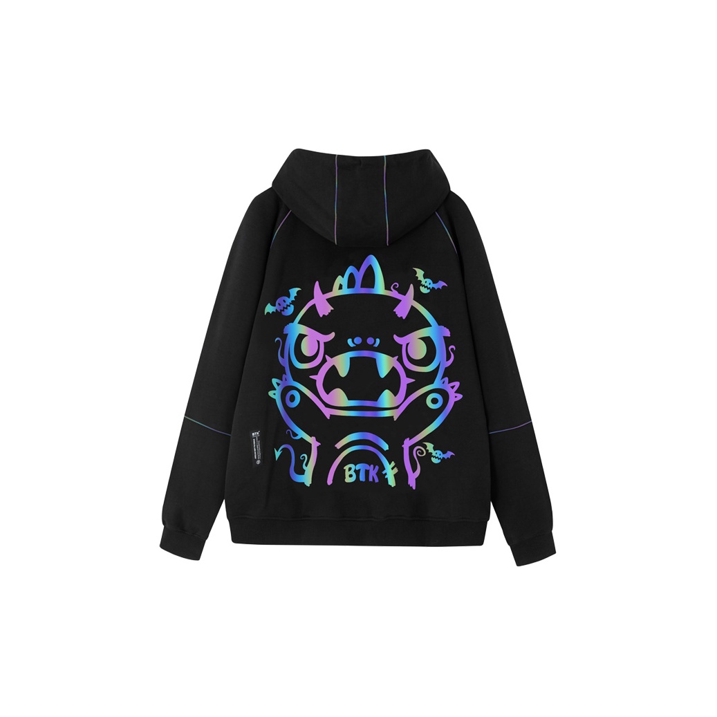 BTK Sweatshirts Unisex Black L - POIZON