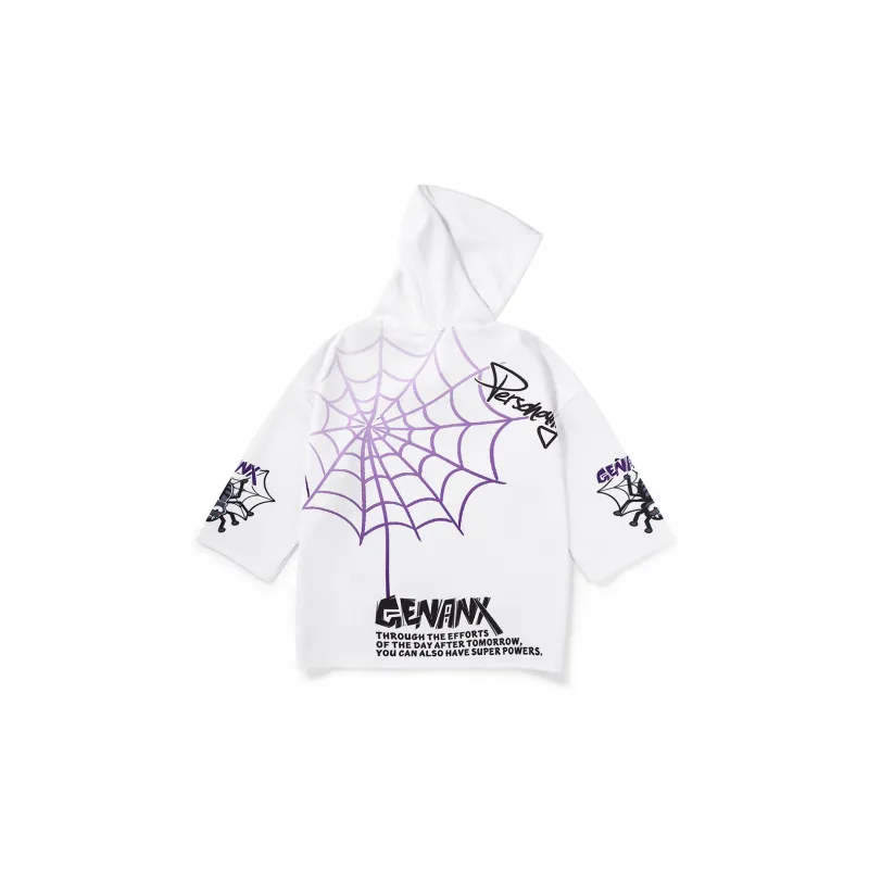 GENANX Loose Fit Regular Sweatshirt Unisex White-1